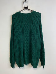 Green Knitwear Sweater Men's Large