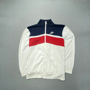 00s Navy Red White Nike Track Jacket Youth's Large