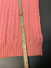 Pink Ralph Lauren Cable Knit Sweater Women's XXL