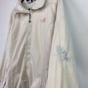 White North Face Soft Shell Jacket Women's Medium