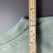 Green L.L Bean Long Knit Sweater Jumper Cardigan Womens Small