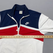 00s Navy Red White Nike Track Jacket Youth's Large