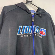 Black and Blue NFL zip up Hoodie Men's XL