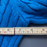 Blue L.L Bean Cable Knit Sweater Jumper Womens XS