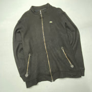 Black Lacoste Knitwear Jacket Men's Large