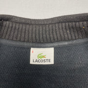 Black Lacoste Knitwear Jacket Men's Large