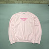 Pink Gildan Sweatshirt Men's Medium