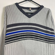 Grey Columbia Sweater Knit Mens Large