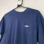 00s Navy Umbro T-Shirt Medium