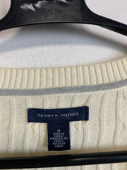 Cream White Tommy Hilfiger Sweater Women's Medium