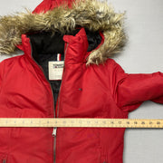 Red Tommy Hilfiger Parka Jacket Women's XS