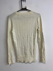 Cream White Tommy Hilfiger Sweater Women's Medium