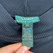 Black Lauren Ralph Lauren Knit Sweater Jumper Womens XL
