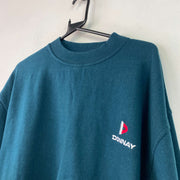 Turquoise Donnay Sweatshirt Men's Medium