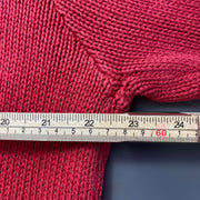 Vintage Red Polo Ralph Lauren Heavy Knit XL
