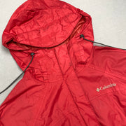 Red Columbia Raincoat Men's Medium