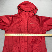 Red Columbia Raincoat Men's Medium