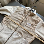 Beige and Cream North Face Denali Fleece Women's XL