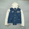 White and Blue Denim Jacket Women's XL