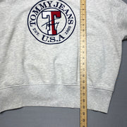 Grey Tommy Hilfiger Sweatshirt Men's Large