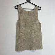 Biege Lauren Ralph Lauren Knit Vest Womens Large