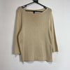 Beige Lauren Ralph Lauren Sweater Knit Womens Large