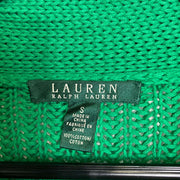 Green Cable Knit Lauren Ralph Lauren Sweater Womens Small