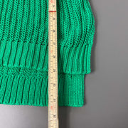 Green Cable Knit Lauren Ralph Lauren Sweater Womens Small