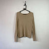 Beige Izod Knitwear Sweater Women's XL