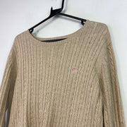 Beige Izod Knitwear Sweater Women's XL