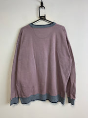 Purple Embroidery Sweatshirt Men's XL