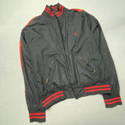 Vintage Black and Red Polo Ralph Lauren Track jacket Men's Large