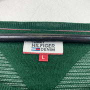 Green Tommy Hilfiger Jumper Women's Large