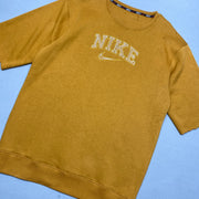 Orange Reworked Sweatshirt Men's Medium