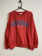 Red Ghanda Sweatshirt Women's XL