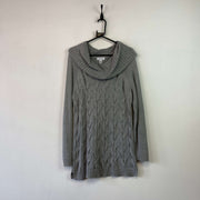 Grey Calvin Klein Knitwear Sweater Women's Large