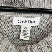 Grey Calvin Klein Knitwear Sweater Women's Large