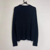 Navy Chaps Ralph Lauren Cable Knit Sweater Jumper Womens Large