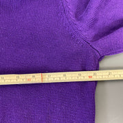 Purple Lauren Ralph Lauren Buckle Knitwear Sweater Womens XL