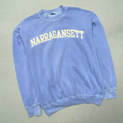 Blue Embroidery Sweatshirt Men's medium