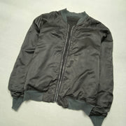 Black Bomber Jacket Men's Large