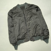 Black Bomber Jacket Men's Large