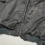 Black Bomber Jacket Men's Large