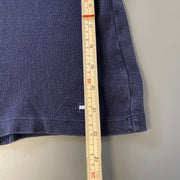 Navy Tommy Hilfiger Wide Neck Short Sleeved Knitwear Womens Medium