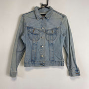 Blue Warrior Denim Jacket y2k Womens Small