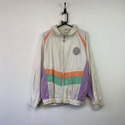 Vintage Multicolour Windbreaker Men's Large