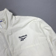 White Reebok Windbreaker Men's Small