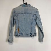 Blue Warrior Denim Jacket y2k Womens Small