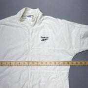 White Reebok Windbreaker Men's Small