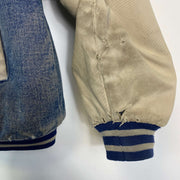 Vintage 90s Penn State Baseball Denim Jacket Varsity Large